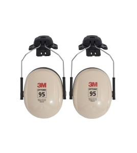 Coquille antibruit 3M pour casque de sécurité, 21 dB, Optime 95