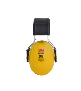 Coquille antibruit 3M model H9A, couleur jaune, 25 dB, Optime 98