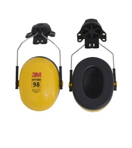 Earmuff PELTOR (3M) cap attached, average attenuation 23 dB, Optime 98.