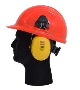 Earmuff PELTOR (3M) cap attached, average attenuation 23 dB, Optime 98.