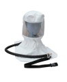 Full kit, tyvek hood, harness, tube and belt for supply air.