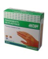 Pansements en plastique beige, 2 x 7.5 cm (3/4 x 3 po), 100/bte.