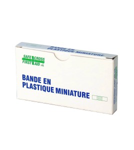 Junior plastic bandages, 1 x 3.8 cm (3/8 x 1.5 in), 50/box.