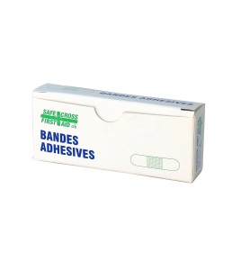 Pansements ronds en plastique beige sans latex, 2.2 cm (7/8 po), 50/bte.