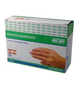 Elastic bandages for knuckles, 3.75 x 7.5 cm (1.5 x 3 in), 100/box.