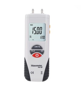 Digital differential pressure gauge for HEPA ZONE 24 portable work enclosure.