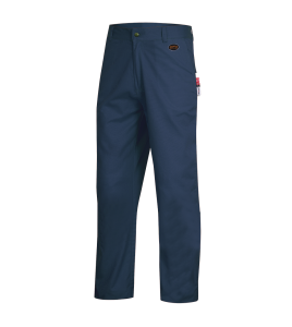 Pantalon régulier ignifugé Pioneer FR-tech modèle 7761, classé Arc 2, bleu marine 7 oz, disponible en grandeurs variées