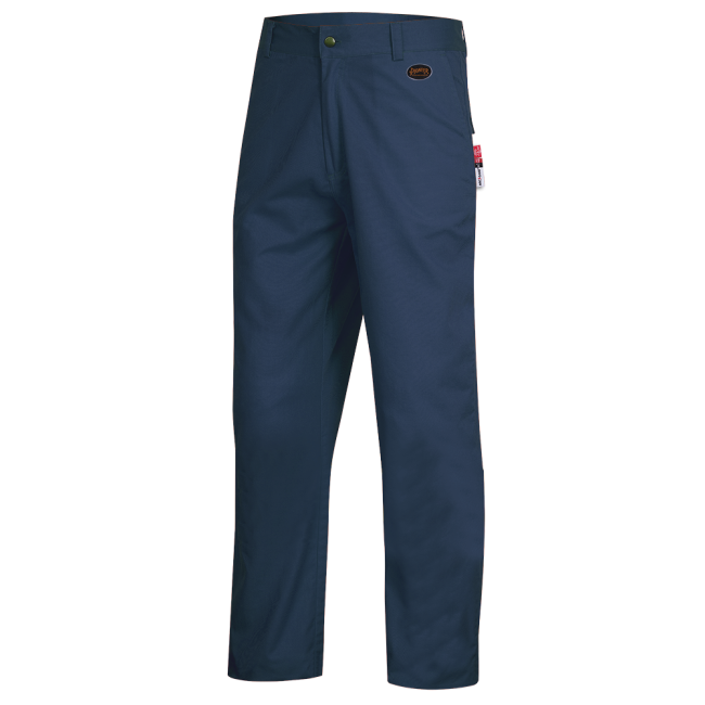 Pantalon régulier ignifugé Pioneer FR-tech modèle 7761, classé Arc 2, bleu marine 7 oz, disponible en grandeurs variées