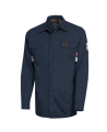 Safety shirt, FR-TECH 7 oz fireproof, navy blue size small to 4XL, Pioneer V2540440, model 7742, sold by unit