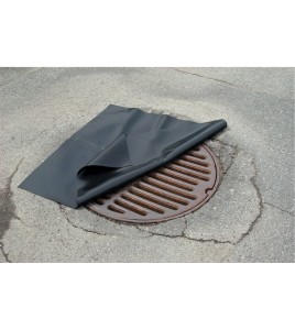 Neoprene canvas for storm sewer, dimension: 36 " X 36" X 1/4".