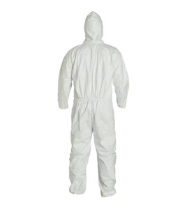 Disposable TYVEK 400  coveralls with hood, sold by unit