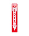 Affiche d’urgence et d’incendie «Feu Boyau» en divers formats, matériaux, langues & éléments optionnels