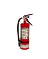 Portable fire extinguisher with powder, 5 lbs, type ABC, ULC 3A-10BC, with wall hook.