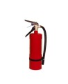 Portable fire extinguisher with powder, 5 lbs, type ABC, ULC 3A-10BC, with wall hook.