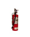 Portable fire extinguisher with powder, 5 lbs, type ABC, ULC 3A-40BC, with vehicle hook.