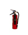 Portable fire extinguisher with powder, 5 lbs, type ABC, ULC 3A-40BC, with vehicle hook.