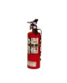 Portable fire extinguisher with powder, 5 lbs, type ABC, ULC 3A-40BC, with vehicle hook.