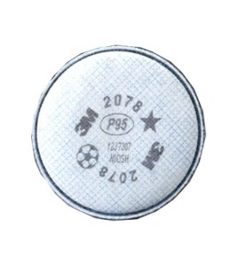 Filtre P95 pour masque de protection respiratoire série 6000, 7500 & Ultimate FX de 3M. Homologué NIOSH  2 unités.