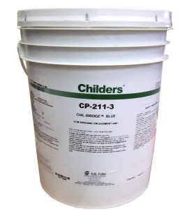 Agent d'encapsulation bleu Childers CP211, 20 L (5 gallons US). Couvre 200 pieds carrés, pour désamiantage.