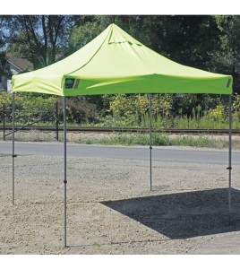 Tente de qualité industrielle pour protéger du soleil  et de la pluie. Dimension: 3 m X 3 m (10 pi X 10 pi).