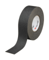 Black non-slip adhesive warning tape for low-traffic areas, 1 inche x 60 feet.