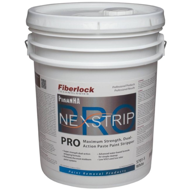 Piranha NexStrip Pro paste paint remover, 5 gallons (19 liters), can be used to remove lead-based paint.