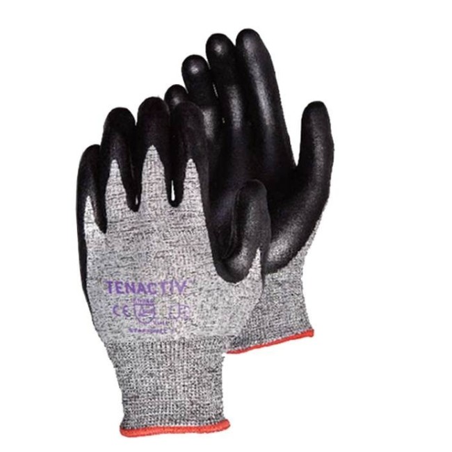 TenActiv™ cut-resistant ASTM/ANSI level A4 composite-knit glove with foam nitrile coating. Sold in pairs.