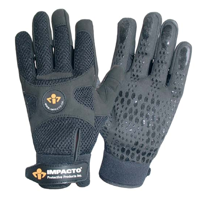 Gants de travail antivibration AirGlove avec cellules d’air, certifiés ISO 10819 et ANSI S2.73.