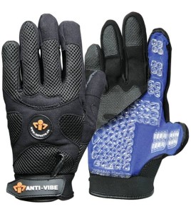 AirGlove anti-vibration gloves with air cells, certified ISO 10819 and ANSI S2.73.