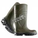 Bottes imperméables Bekina StepliteX en polyuréthane vert caps et semelles d'acier conformes CSA Z195