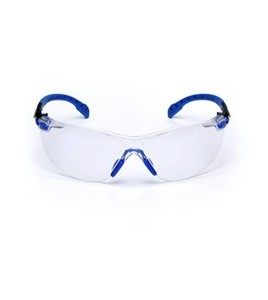 Lunettes Solus de 3M monture noir/bleu, lentille claire