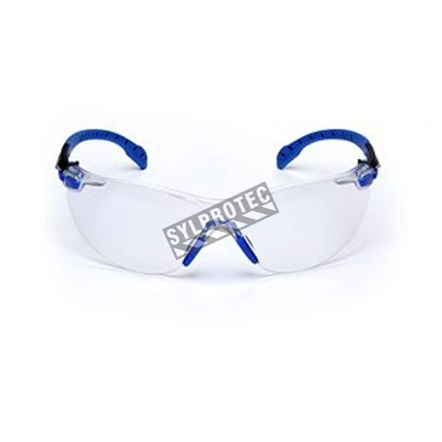 Lunettes Solus de 3M monture noir/bleu, lentille claire