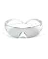 3M SecureFit protective eyewear with anti-fog treated clear polycarbonate lenses for protection from outside glare and hazes.