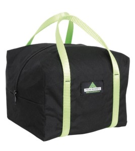 Peakworks heavy-duty equipment bag with zipper closure & wrap-around carrying straps 