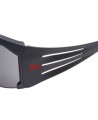 3M SF602FGAF SecureFit protective eyewear with anti-fog treated grey polycarbonate lens.