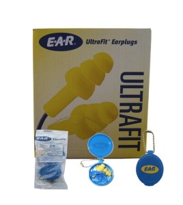 Earplug ULTRAFIT  with cord and case, 25 db bt/50