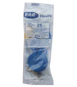 Earplug ULTRAFIT  with cord and case, 25 db bt/50