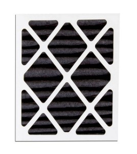 Second stage optional filter for organic vapours on HEPA-AIREair (SAH5) 18"X 24"X 2" filter for particles 3 to 10 µm