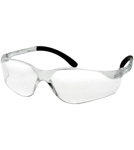 Sen Tec protective eyewear, clear polycarbonate lenses meets CSA for impact protection.