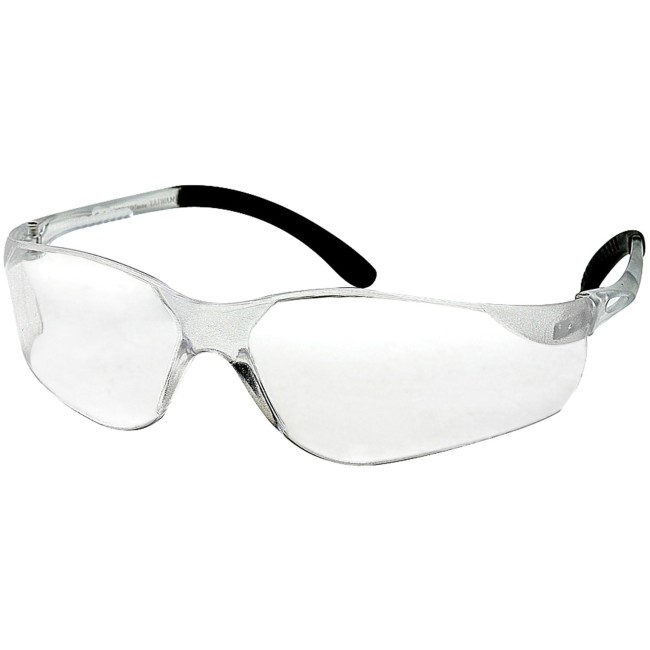 Lunette SenTec lentille de polycarbonate clair avec monture de caoutchouc de Dentec Safety conforme CSA