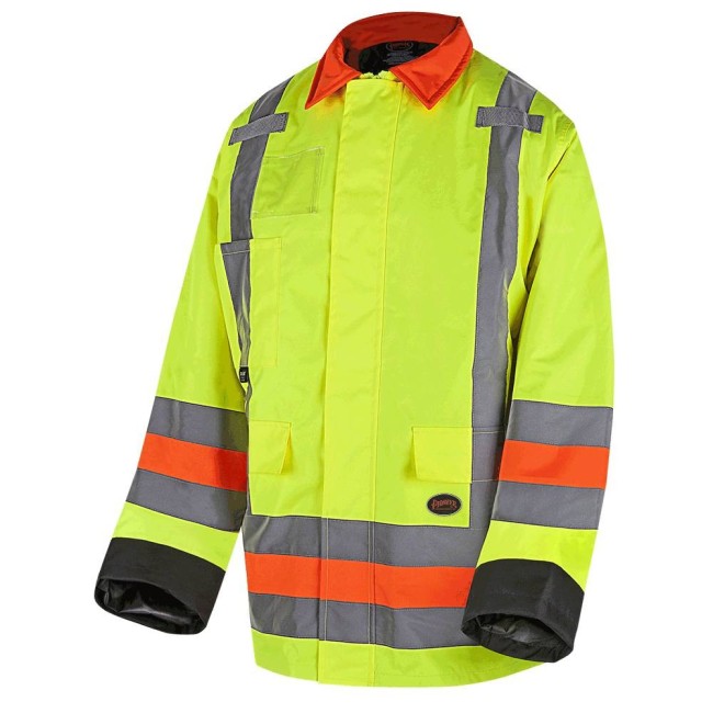 High visibility coat best sale