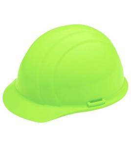 Dentec Safety Liberty hard hat CSA type 1 class E approved equipped with a swivel head suspension for flagmen