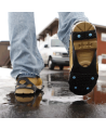 Snow and ice traction aids, for all types of flat shoes and winter boots.