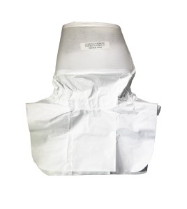 Cagoule de remplacement blanche en Tyvek® pour cagoule Allegro RA9910, taille unique, à l'unité. No. 9910-10.