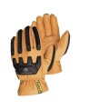   Impact-resistant goatskin leather driver gloves lined with Kevlar® and Thinsulate, sold by pair