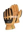   Impact-resistant goatskin leather driver gloves lined with Kevlar® and Thinsulate, sold by pair