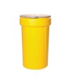 Large universal spill kit for non-corrosive fluids, 55 US gallons, overpacked in drum with screw lid.