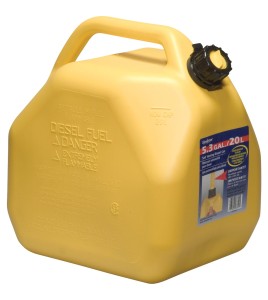 Bidons pour essence avec bec verseur 5 litres