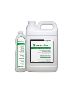 Concrobium® Mold Stain Remover™ two-step system with peracetic acid for mold stain removal. Kit of 2 containers.