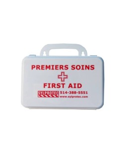 Trousse de premiers soins conforme CAN/CSA Z1220-17 pour travailleur isolé ou véhicule 5 personnes et plus